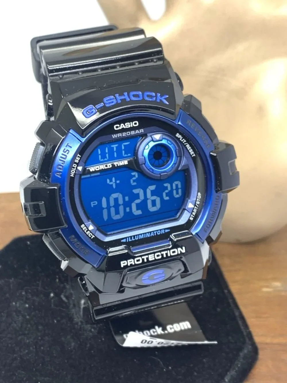 Casio G-Shock Men's Watch G8900 Quartz Digital Blue Black Resin Sport 3285 50mm